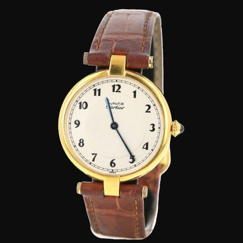 Montre Cartier Montre Must De Cartier Vermeil 58 Facettes MT44364