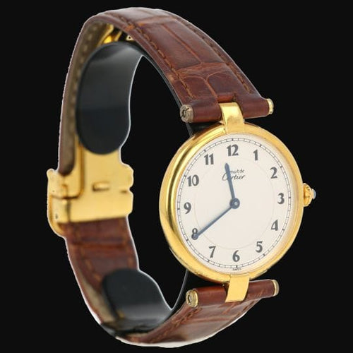 Montre Cartier Montre Must De Cartier Vermeil 58 Facettes MT44364