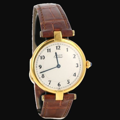 Montre Cartier Montre Must De Cartier Vermeil 58 Facettes MT44364