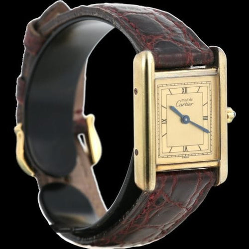 Montre Cartier Montre Tank Vermeil 58 Facettes MT44890
