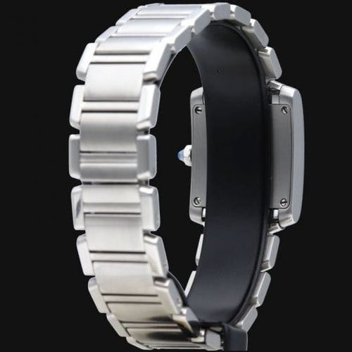 Montre Cartier Tank Française - Montre en acier quartz 58 Facettes MT44015