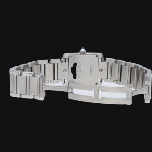 Montre Cartier Tank Française - Montre en acier quartz 58 Facettes MT44015