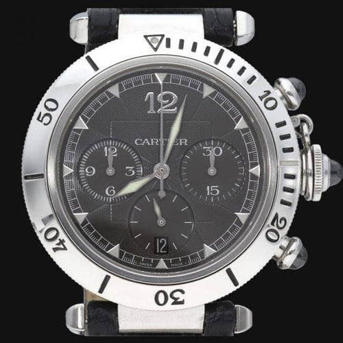 Montre Cartier Montre Pasha Chronograph 58 Facettes MT45231