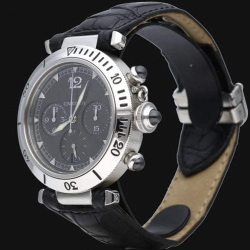 Montre Cartier Montre Pasha Chronograph 58 Facettes MT45231