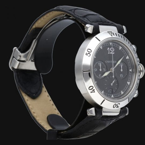 Montre Cartier Montre Pasha Chronograph 58 Facettes MT45231