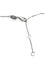 Collier Collier en or blanc 18K avec saphir 0,80 ct et diamants 0,40 ct 58 Facettes 1550