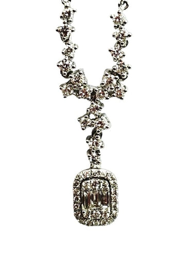 Collier Collier en or blanc 18K serti de diamants 0,70 ct 58 Facettes 1551