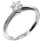 Bague 48 Tiffany & Co. - Bague solitaire Tiffany Setting en platine et diamant 58 Facettes c3927u