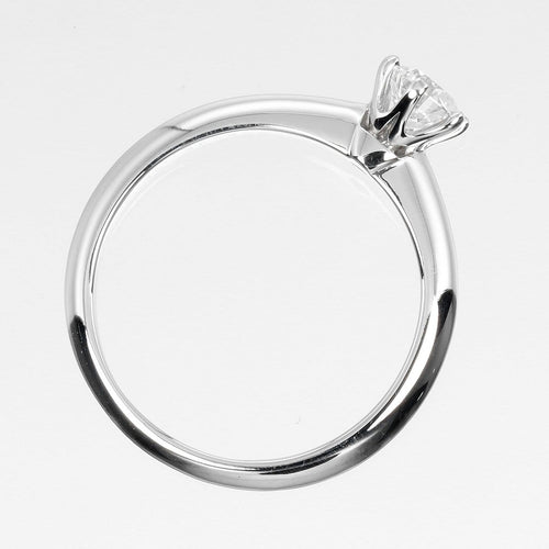 Bague 48 Tiffany & Co. - Bague solitaire Tiffany Setting en platine et diamant 58 Facettes c3927u