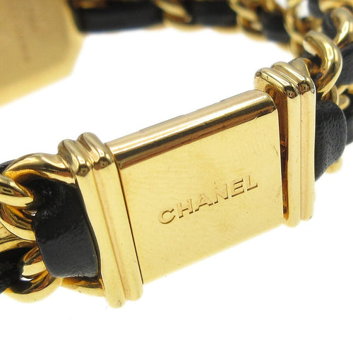 Montre Chanel Première Rock - Montre en métal plaqué et cuir 58 Facettes o2b3cv