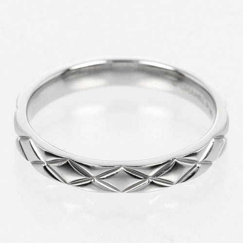 Bague 62 Chanel Matelasse - Bague en platine 58 Facettes mq6xaf