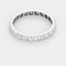 Bague 52 Alliance en or gris et diamants 58 Facettes ENG11586X2