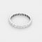 Bague 52 Alliance en or gris et diamants 58 Facettes ENG11586X2