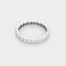 Bague 52 Alliance en or gris et diamants 58 Facettes ENG11586X2