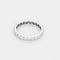 Bague 52 Alliance en or gris et diamants 58 Facettes ENG11586X2