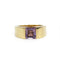 Bague 58 Bague en or jaune 750‰ sertie d’une améthyste 58 Facettes 260006SP