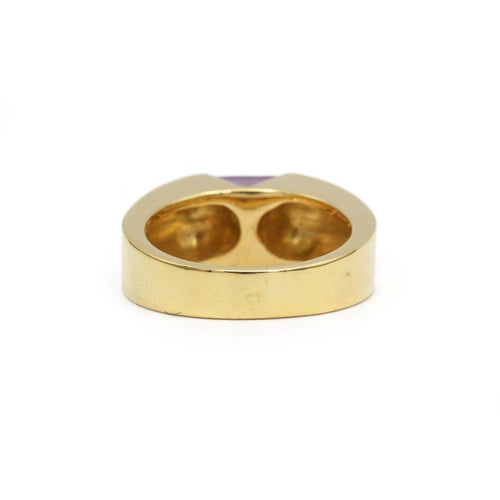 Bague 58 Bague en or jaune 750‰ sertie d’une améthyste 58 Facettes 260006SP