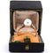 Bague 54 Bague ancienne en or jaune 18 kt avec perle et diamants 58 Facettes AN367 (0529)