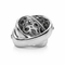 Bague 60 Bague bandeaux croisés en or blanc 18 carats sertie de diamants 58 Facettes Bague or et diamants