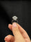 Bague 54 Rosée de lumière - Bague en or blanc bruni et diamants 58 Facettes