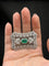 Broche Il Reticolo dei Sogni - Broche en platine diamants et émeraude 58 Facettes spilla platino