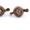 Boucles d'oreilles Boucles d’oreilles victoriennes anciennes en or 14 kt avec diamants 58 Facettes OR153 (0029)