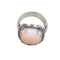 Bague 49 Bague corail et diamants en or blanc 18k 58 Facettes T305