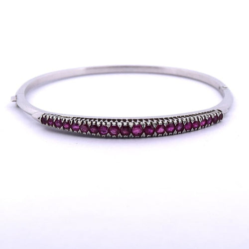 Bracelet Bracelet en or 18 Kt serti de rubis 58 Facettes BR119 '(00819)