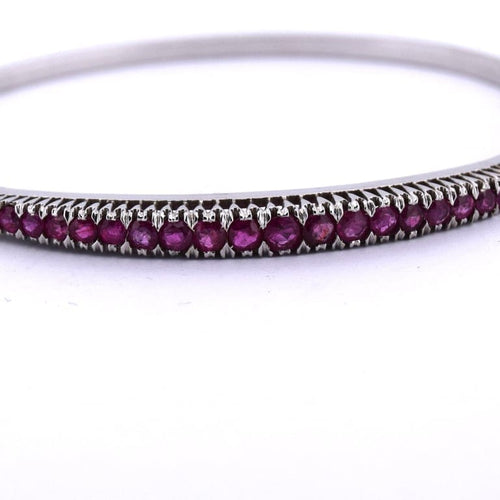 Bracelet Bracelet en or 18 Kt serti de rubis 58 Facettes BR119 '(00819)
