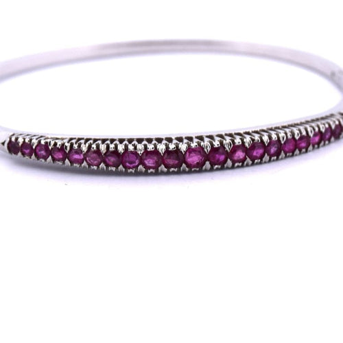 Bracelet Bracelet en or 18 Kt serti de rubis 58 Facettes BR119 '(00819)