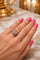 Bague 55 Bague fleur bicolore en or 750 avec diamants 1,20 ct 58 Facettes 50422