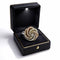Bague 55 Bague fleur bicolore en or 750 avec diamants 1,20 ct 58 Facettes 50422