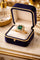 Bague 52 Bague en or jaune 18 ct, émeraude colombienne et diamants 58 Facettes 50418