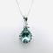 Pendentif Pendentif - Or blanc 14 carats, rubellite et diamants 58 Facettes 50362