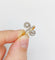 Bague 50 Bague toi et moi marquise en or 18k et platine avec diamants 58 Facettes A06687
