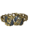 Bracelet LALAOUNIS - Bracelet or jaune, saphirs, émeraudes 58 Facettes LOT 6253