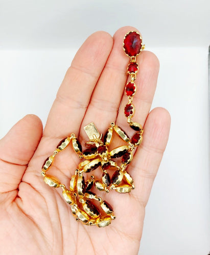 Collier Collier antique en or 18 carats aux grenats de Perpignan (circa 1920) 58 Facettes A06698