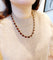 Collier Collier antique en or 18 carats aux grenats de Perpignan (circa 1920) 58 Facettes A06698