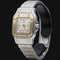 Montre Cartier Montre Santos De Cartier Galbee Pm 58 Facettes MT45189