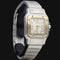 Montre Cartier Montre Santos De Cartier Galbee Pm 58 Facettes MT45189