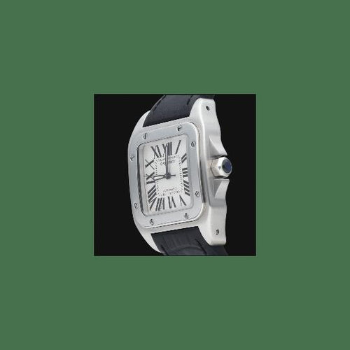 Montre Cartier Santos 100 - Montre automatique en acier 58 Facettes MT45368