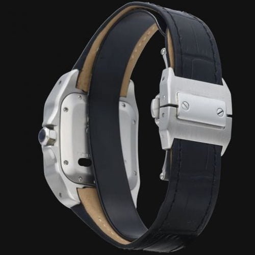 Montre Cartier Santos 100 - Montre automatique en acier 58 Facettes MT45368