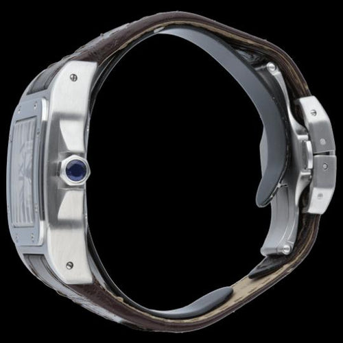 Montre Cartier Santos 100 - Montre automatique en acier 58 Facettes MT45394