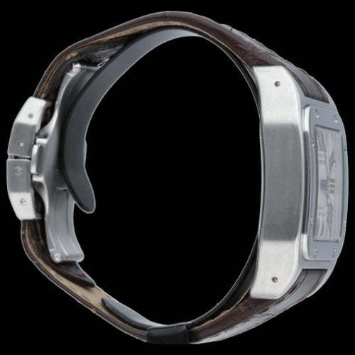 Montre Cartier Santos 100 - Montre automatique en acier 58 Facettes MT45394