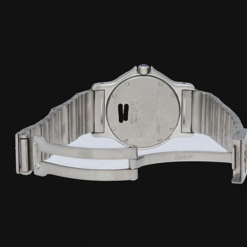 Montre Cartier Santos - Montre ronde Octagon en or jaune et acier 58 Facettes MT45328