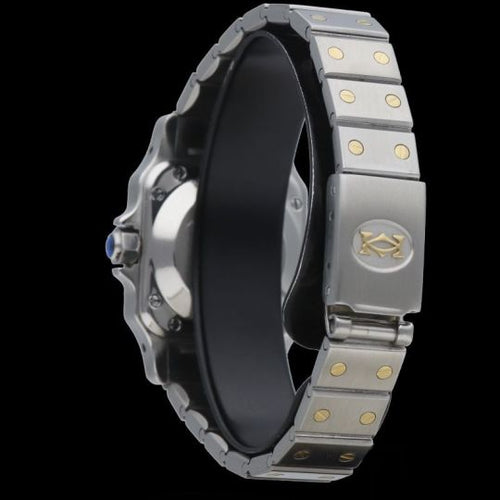 Montre Cartier Montre Santos Dame Or Jaune 18K Et Acier 58 Facettes MT45419