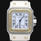Montre Cartier Montre Santos Dame Or Jaune 18K Et Acier 58 Facettes MT45418
