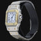 Montre Cartier Montre Santos Dame Or Jaune 18K Et Acier 58 Facettes MT45418