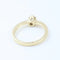 Bague 55 Bague solitaire en or jaune 18 carats avec diamant taille brillant 58 Facettes 130003