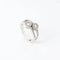 Bague 57 Bague « Toi et Moi » en or blanc 18 carats avec diamants 58 Facettes 146/23